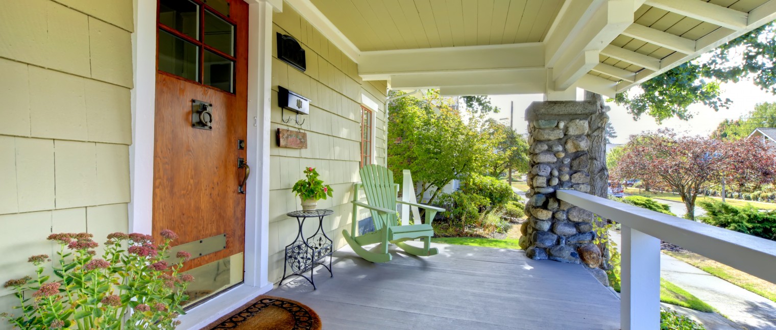 A front porch with curb appeal