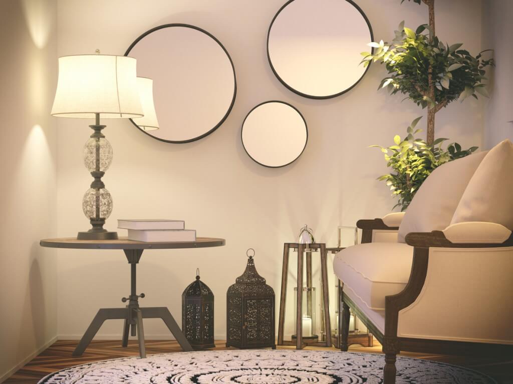 A shoot of vintage interior. Render image.