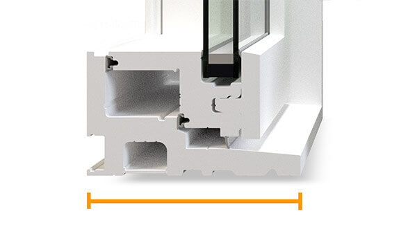 Beverley Hills casement windows feature a 4-1/2” fusion-welded frame.