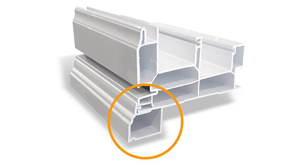 Beverley Hills double slider windows feature optional added brickmould.