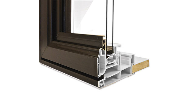 Beverley Hills double slider windows feature durable standard colours with hybrid aluminium-PVC construction.